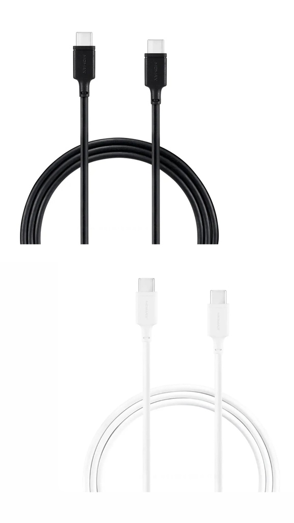 Momax Bundle Zero USB-C To USB-C 1m  (2 White+2 Black)