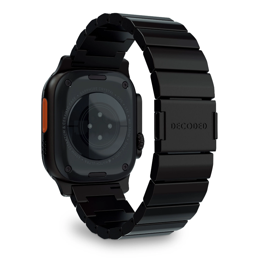 Decoded Titanium Strap for Apple Watch Ultra 1-2 (Black Titanium)