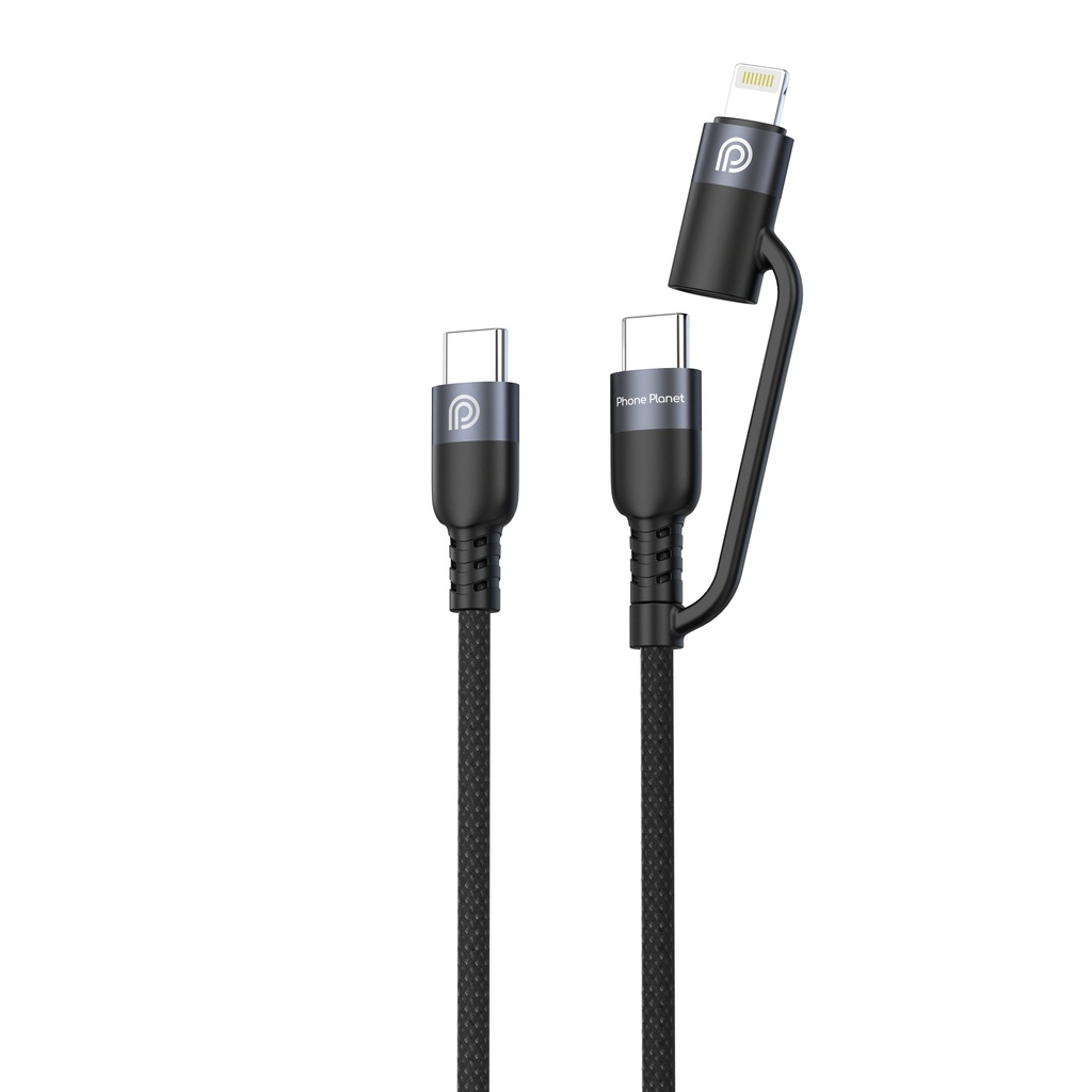 Phone Planet Braided 3 IN 1 Fast Cable
