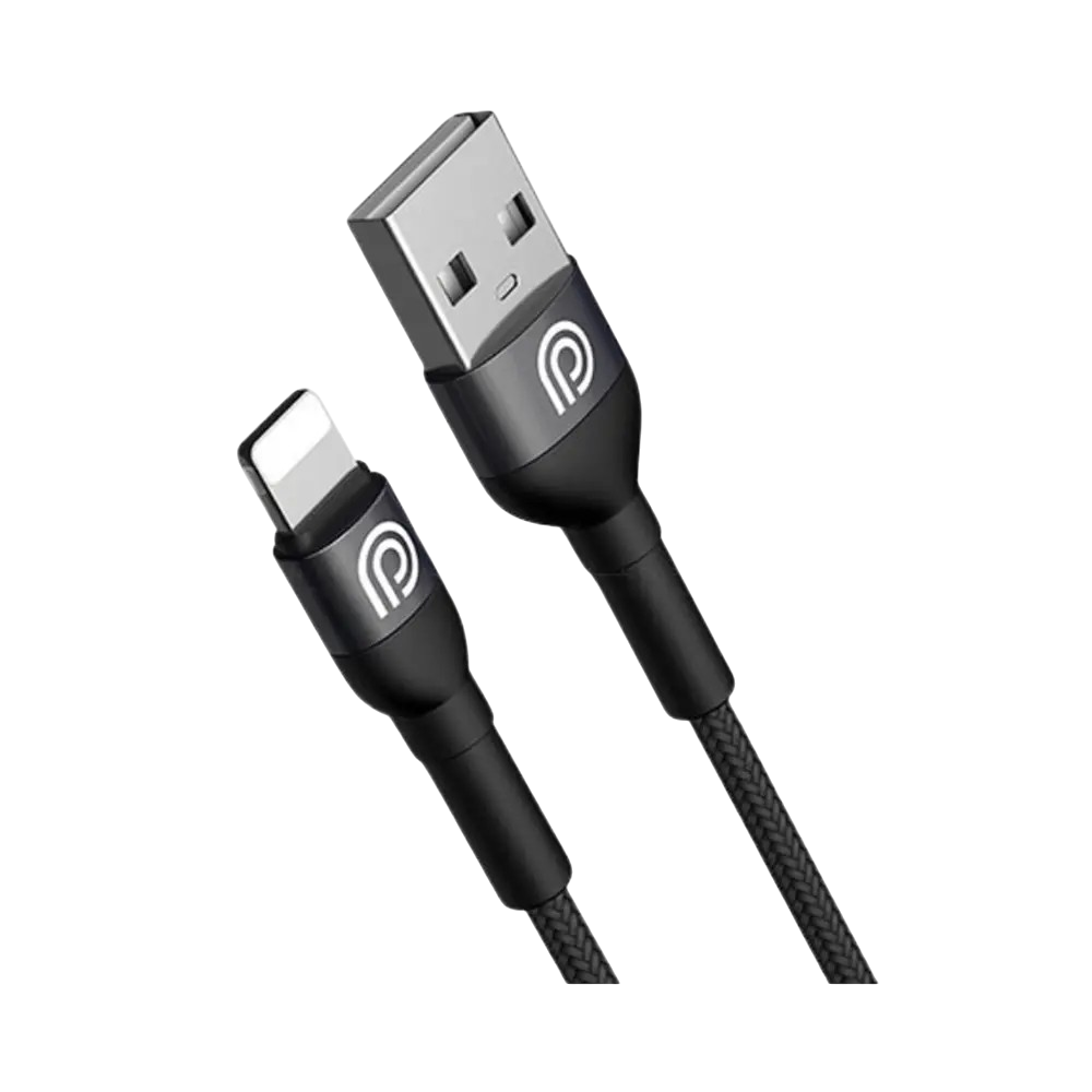 Phone Planet Braided Lightning Cable 1.2M (Black)