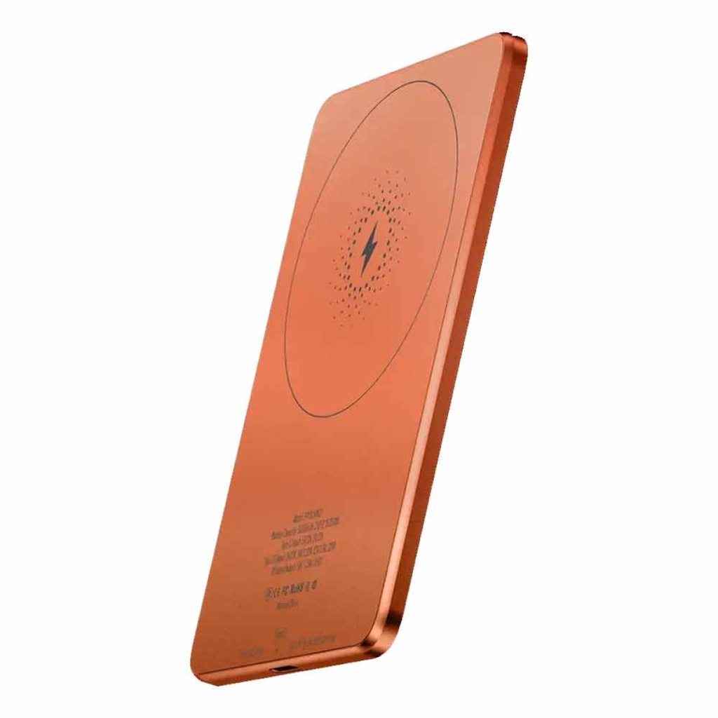 Powerology Ultra-Thin Magsafe Power Bank 5000mAh (Orange)