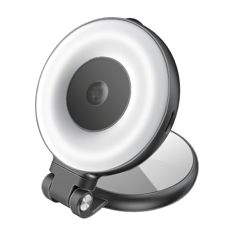 Promate MagSafe LED Ring Light 360° Rotatable (Black) 