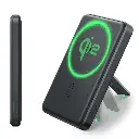 باوربنك ESR MagSlim بسعة 5000 مللي أمبير Qi2 (أسود)