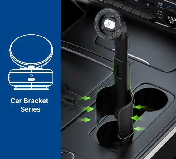 Phone Planet Magnetic Car Cup Holder (Black)