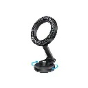 Promate MagGrip™ 360° Cradleless Foldable Magnetic Ring Smartphone Holder (Black)