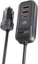 Promate 120W Car charger 1.5m Cable (Black)