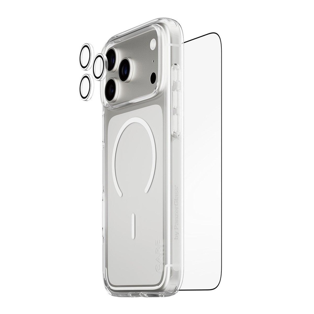 PanzerGlass 3 In 1 Bundle For iPhone 17 Pro Max (Clear)
