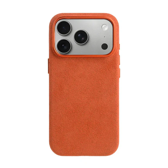 Melkco Alcantara Magsafe Case For Iphone 17 Pro Max (Orange)