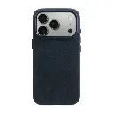 Melkco Alcantara Magsafe Case For Iphone 17 Pro (Dark Blue)