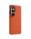 Melkco Alcantara Magsafe Case For Samsung Galaxy S26 Ultra (Orange)