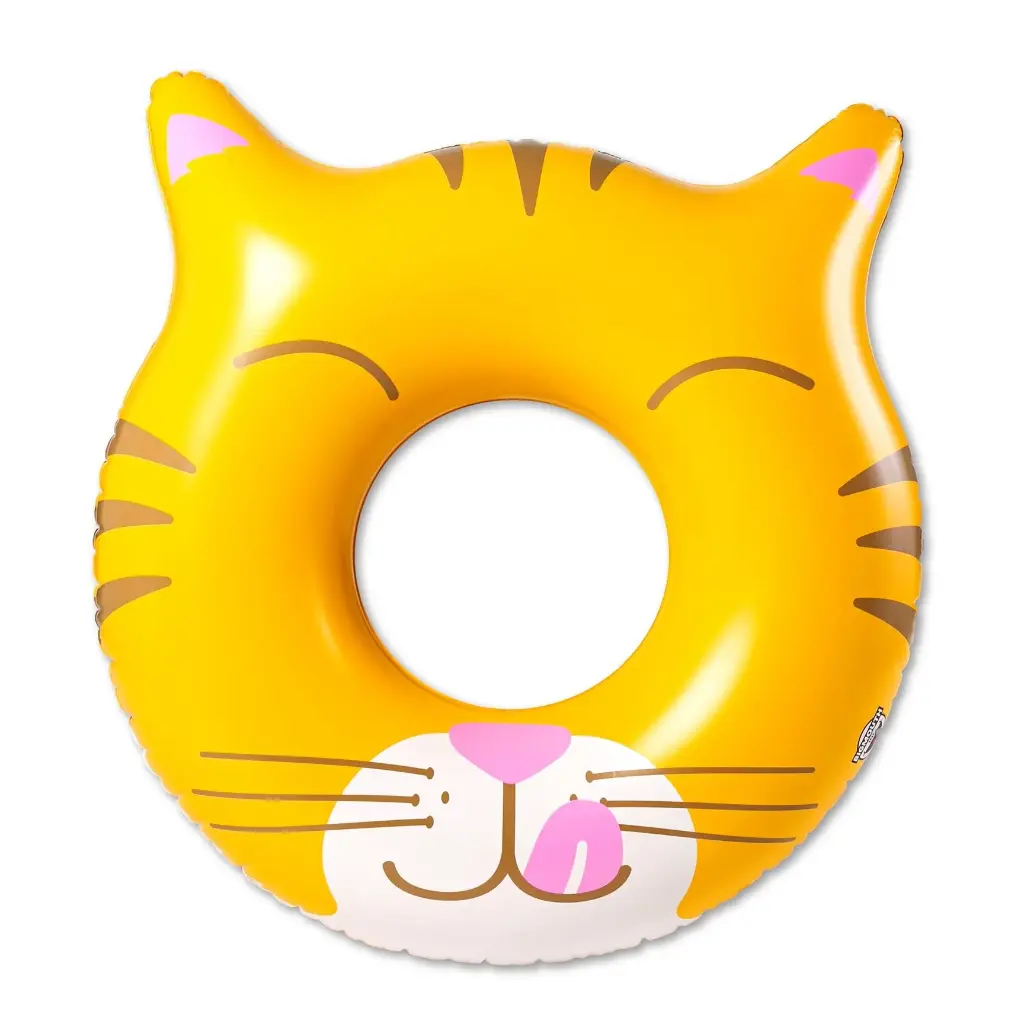 Big Mouth Cat Face Float (Yellow)
