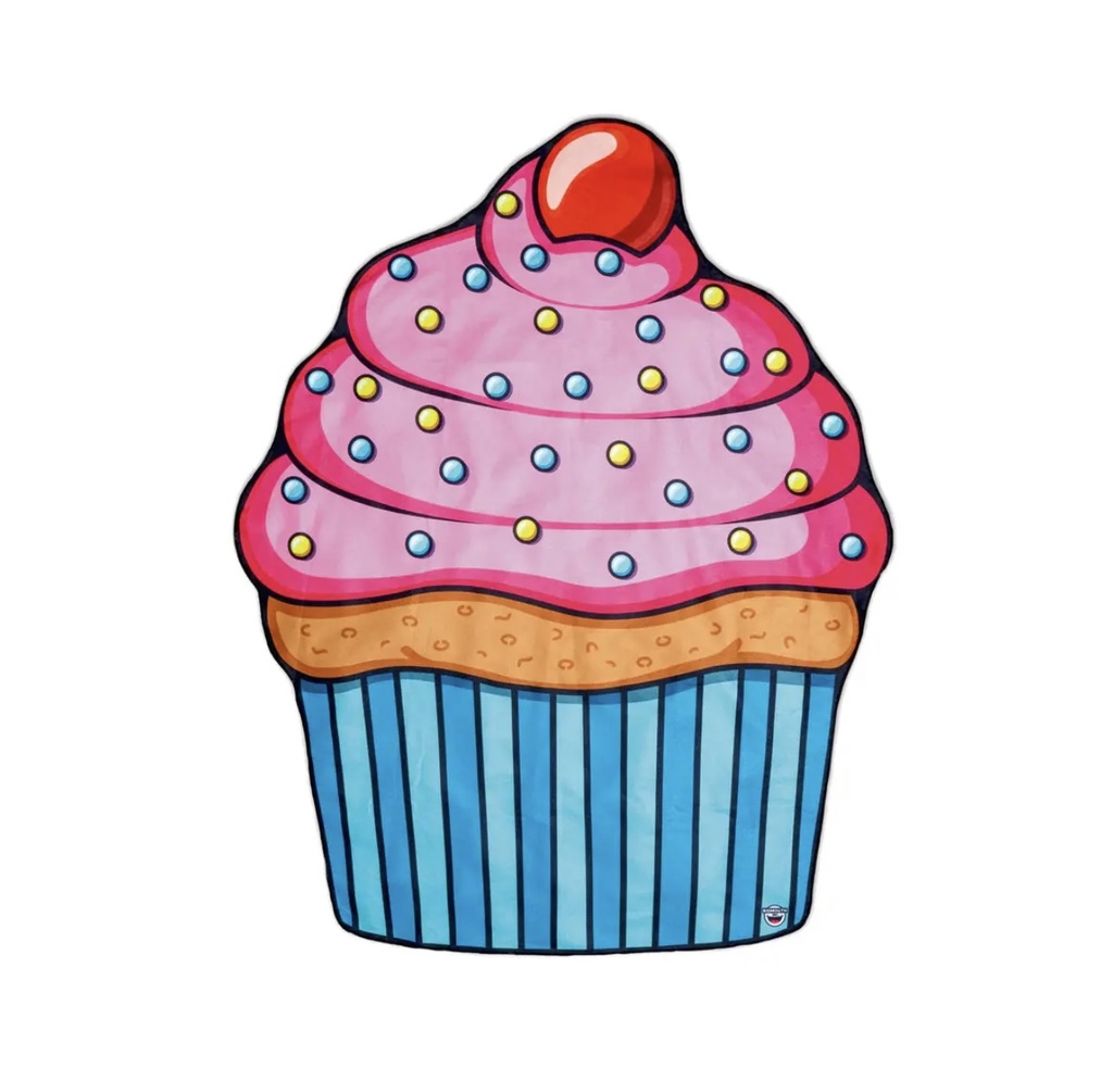 Big Mouth Cup Cake Blanket (Pink)