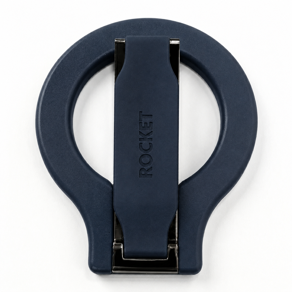 Rocket Phone Grip + Stand Holder (Blue)
