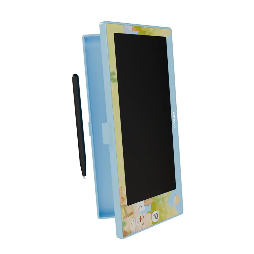 Porodo Kids Writing Tablet Pencil Box (Blue)