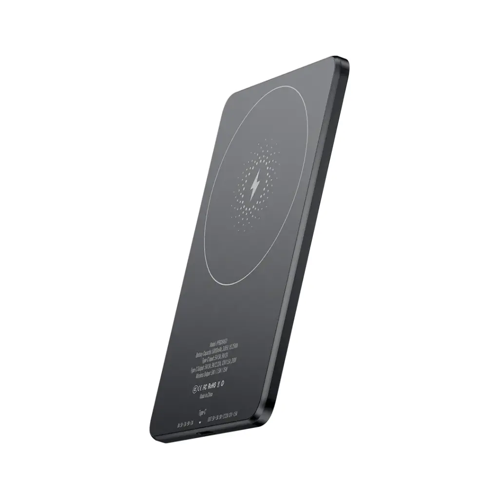 Powerology Tender Magsafe Slim Power Bank 5000mAh (Gray)