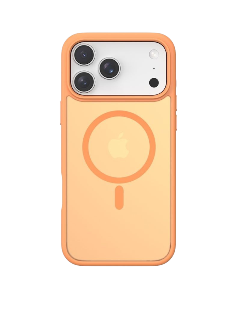 Devia Pino Magnetic Shockproof Case for iPhone 17 Pro (Orange)
