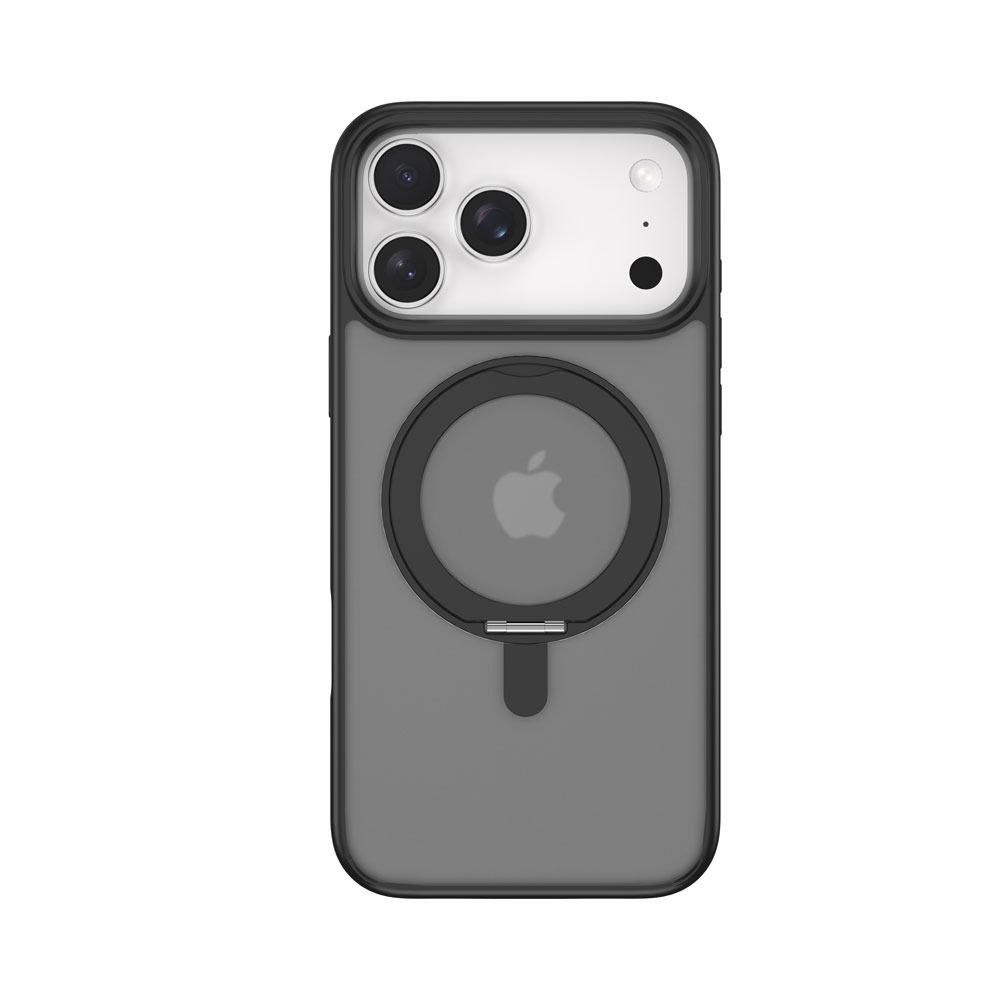 Devia Eleguard Magnetic Shockproof 360°Rotating Stand Case for iPhone 17 Pro Max (Black)