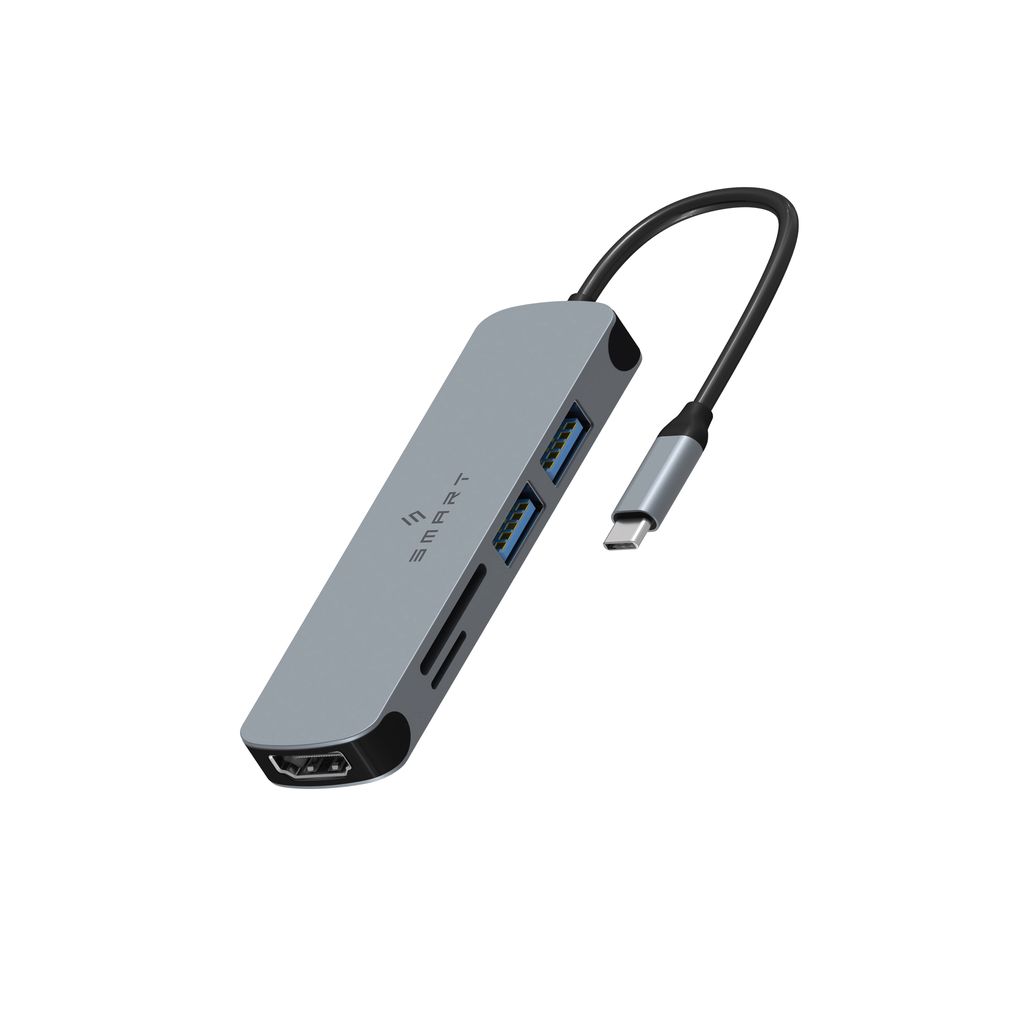 Smartix PREMIUM 5-1 Hub with Type C Cable