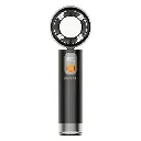Porodo Lifestyle ChilloFlex Rechargeable Cooling Fan with LED Display (Black)