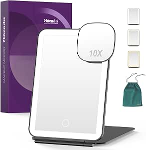 Mocado Portable LED Travel Make up Mirror (Black)