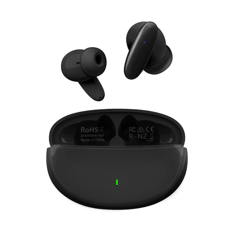 Promate Acoustic Wireless TWS Earphone (Black)