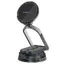  شاحن سيارة لاسلكي بقدرة 15 واط، فائق النحافة ومتعدد الاستخدامات، بدون أذرع تثبيت (أسود) Promate