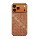   (Amber ) PITAKA Happiness Rides In Edge لهاتف iPhone 17 Pro كفر 