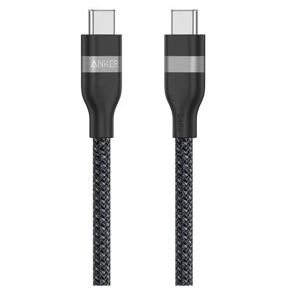 Anker Nylon Braided USB-C to USB-C 3.0 Cable 0.9M (Black)
