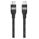 كابل أنكر نايلون USB-C إلى USB-C 3.0، 0.9 متر (أسود)