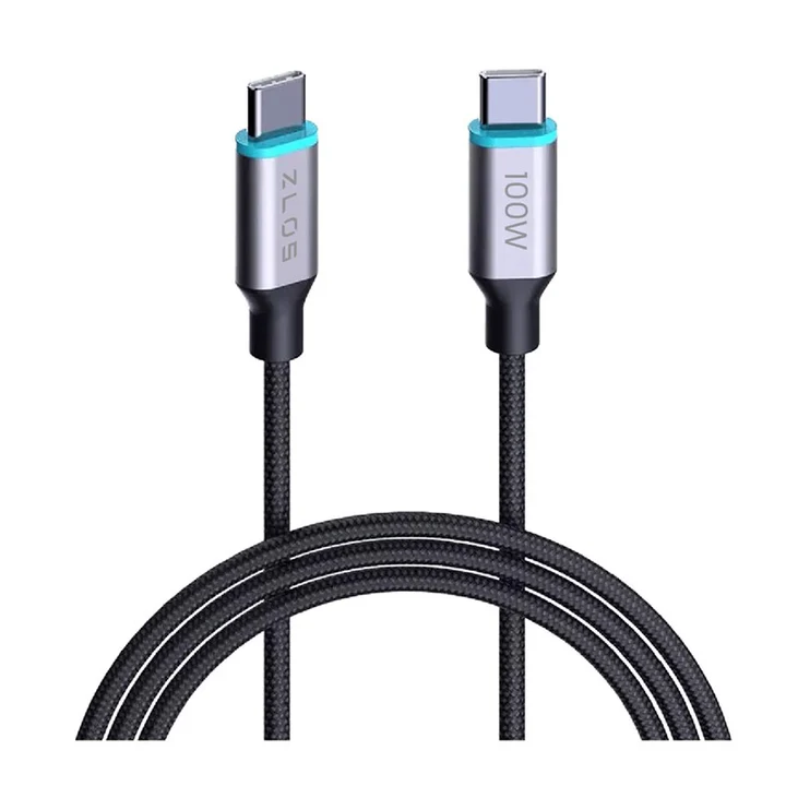 ZLOS Cable 100W USB-C to USB-C  Super Fast Charging 1.2M