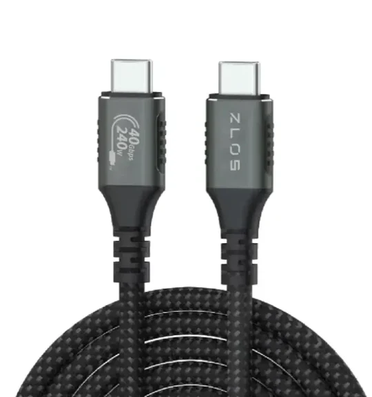 ZLOS Thunderbolt 4 USB-C to USB-C TurboCharge 240W -  40Gbps - 1M