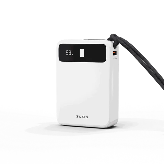 ZLOS 20000mAh Power Bank 22.5W with Built-in Cables