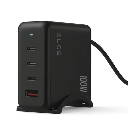 ZLOS 100W 4-Port GaN Charger (3USB-C+1USB-A)