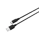 Powerology Power Sync Flex USB-A TO USB-C 2M  Cable PD 20W (Black)