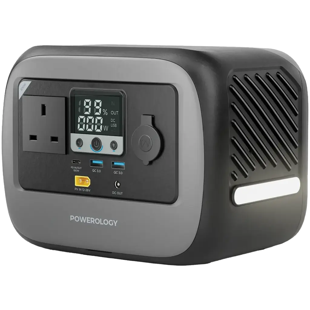 Powerology Pater I Portable Power Station 300W 630000mAH (Gray)