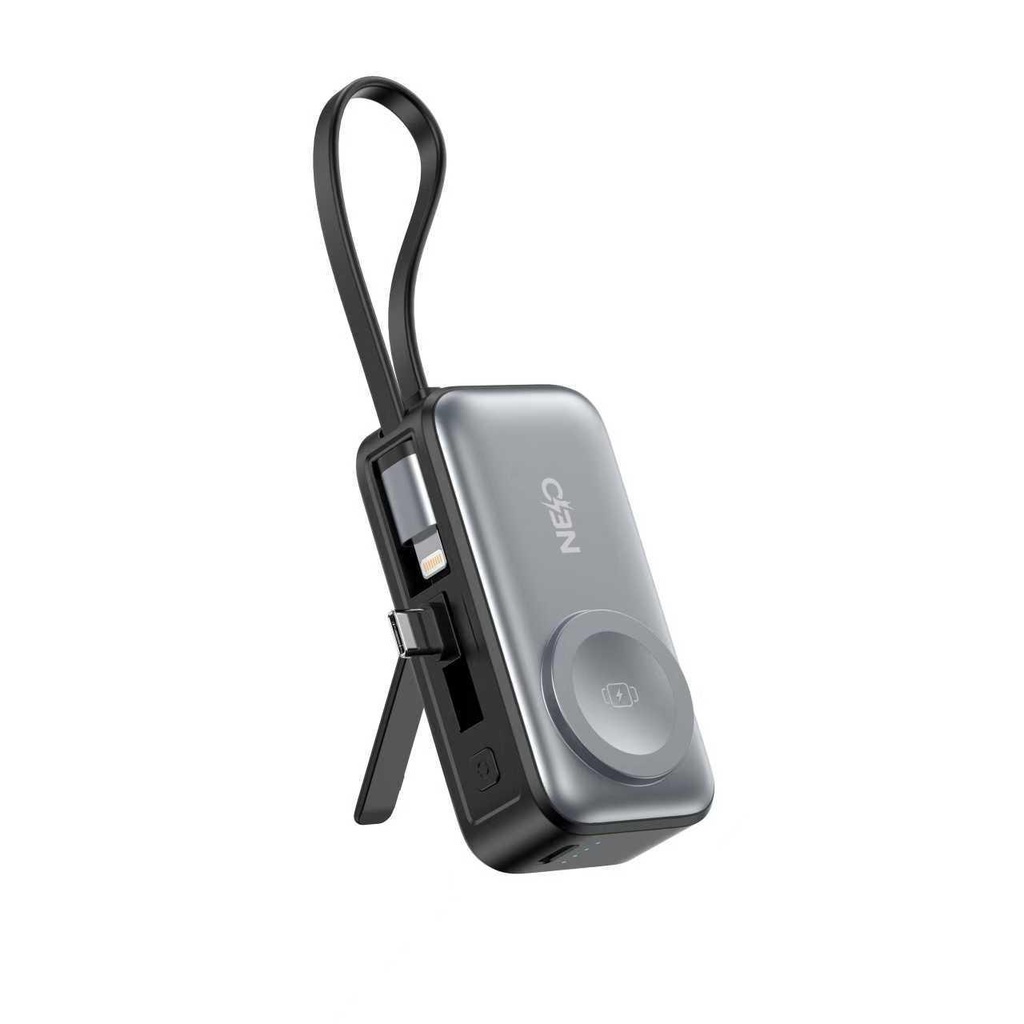 NEO Power Bank 5000mAh with i-watch charger
with Cable Type-C (20W)