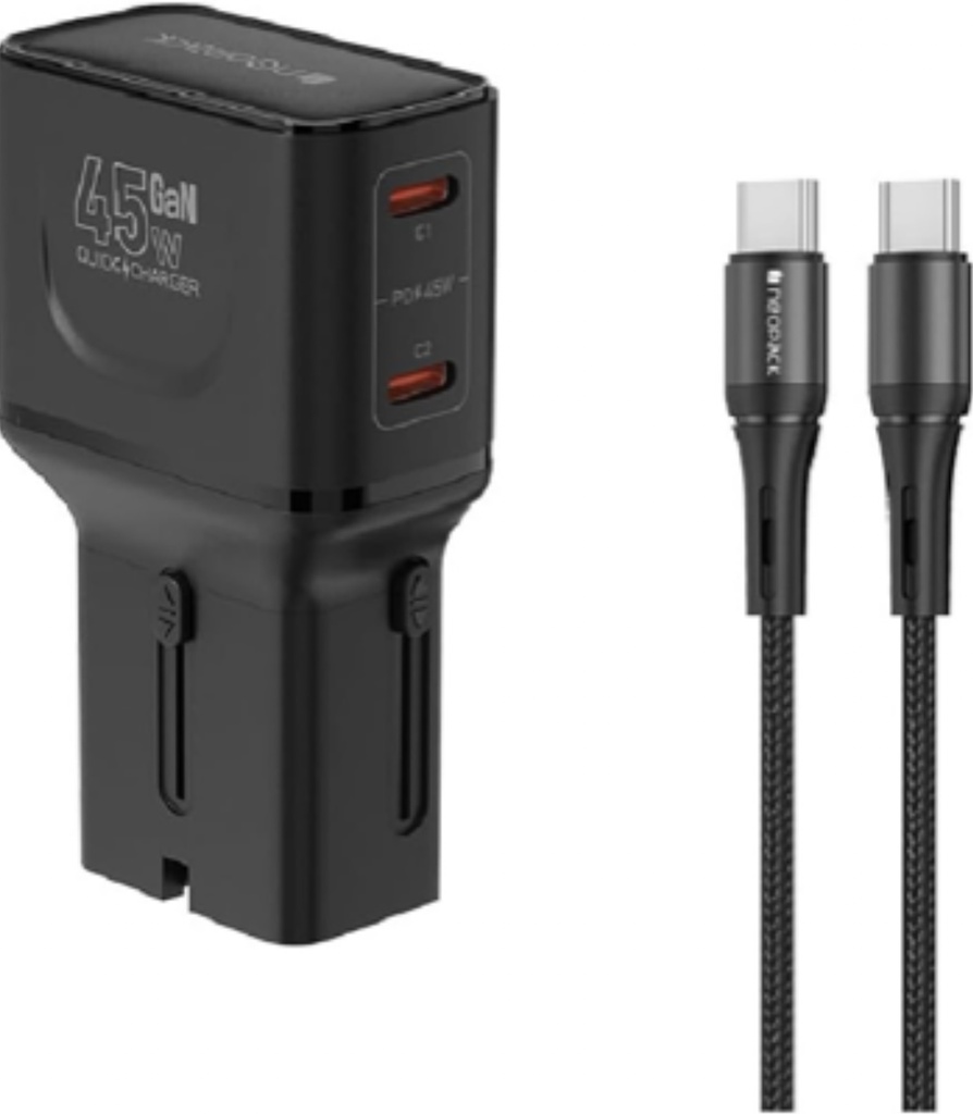 NEO Pocket TRAVEL Plug Two Port PD (45W)
