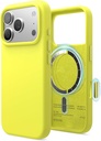 Elago Magnetic Silicone Case for iPhone 17 Pro Max/18 Pro Max (Neon Yellow)