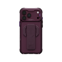 SkinArman Helio CE Silicon Grip-Stand Case for iPhone 18 Pro Max (Burgundy)