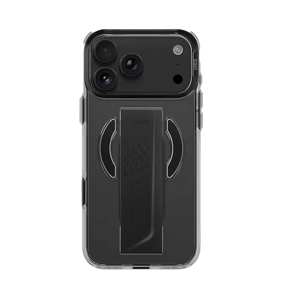 UNIQ Hybrid Magclick Charging Heldro Air Case for iPhone 18 Pro (Tinted Smoke)