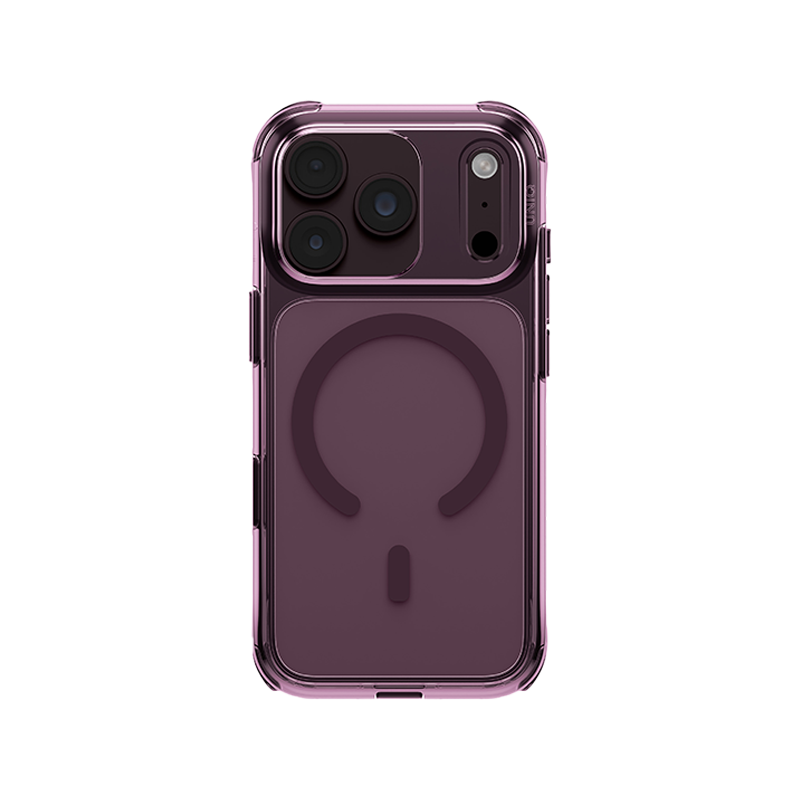 UNIQ Hybrid Magclick Charging Lifepro Xtreme Case for iPhone 18 Pro Max (Deep Burgundy)