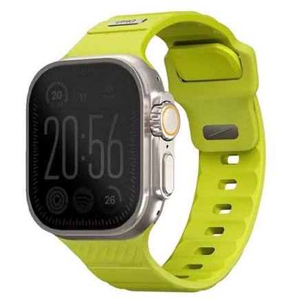 Uniq Stride FKM Strap for Apple Watch 49/45/44mm (Lime Green)