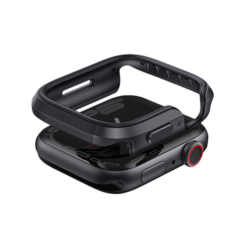 Uniq Valencia Case for Apple Watch 42mm (Midnight Black)