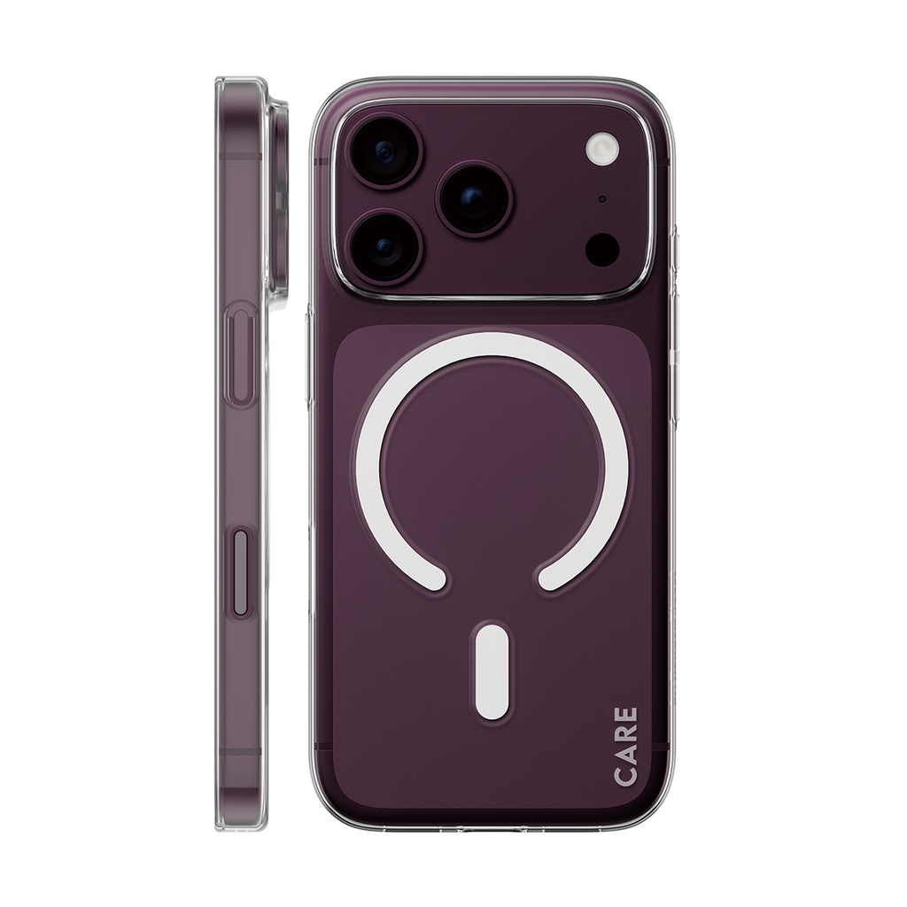 CARE by PanzerGlass® Fashionable MagSafe SL1M Case for iPhone 18 Pro (Transperant)