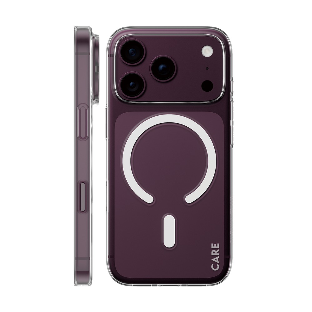 CARE by PanzerGlass® Fashionable MagSafe SL1M Case for iPhone 18 Pro (Transperant)