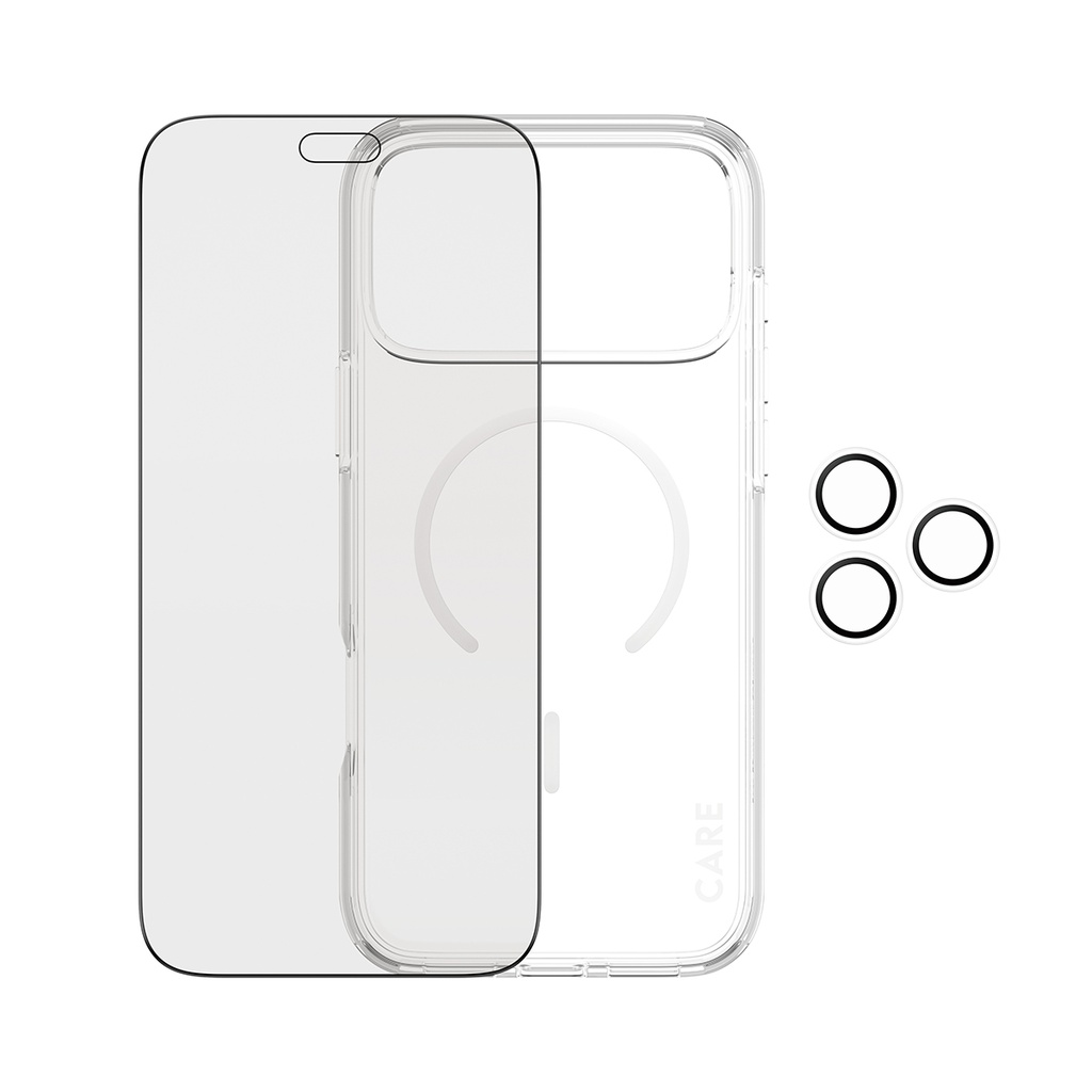 CARE by PanzerGlass® Magsafe Case for iPhone 18 Pro Max Privacy 3-in-1 Bundle