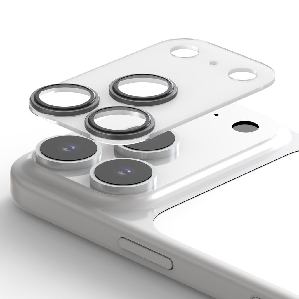 أراري واقي عدسة كاميرا قطعة واحدة لهاتف آيفون 18 برو (شفاف)