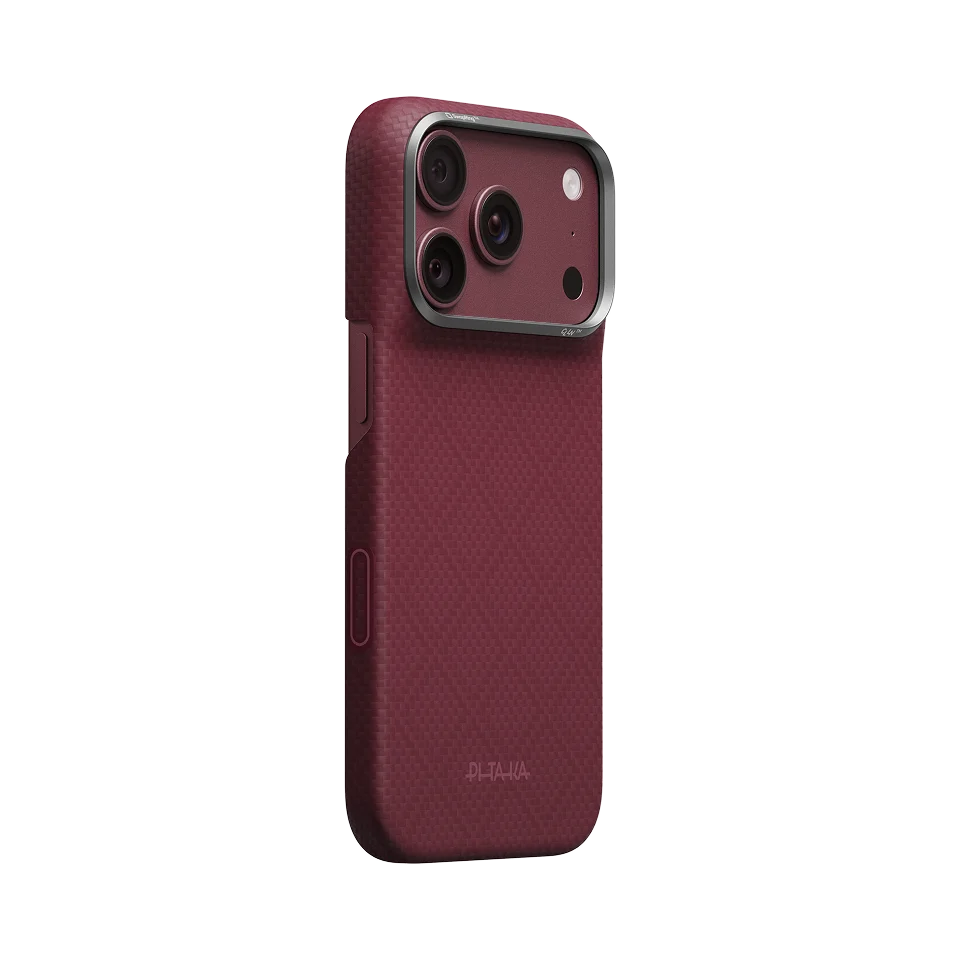 Pitaka Edge Case for iPhone 18 Pro Max (Burgundy)