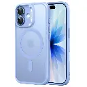 ESR Classic Hybrid Magnetic Case  (Camera Control) for iPhone 17 Pro/18 Pro (Frosted Light Blue)