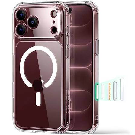 ESR Classic Hybrid Magnetic Case (Camera Control) for iPhone 17 Pro Max/18 Pro Max (Clear)